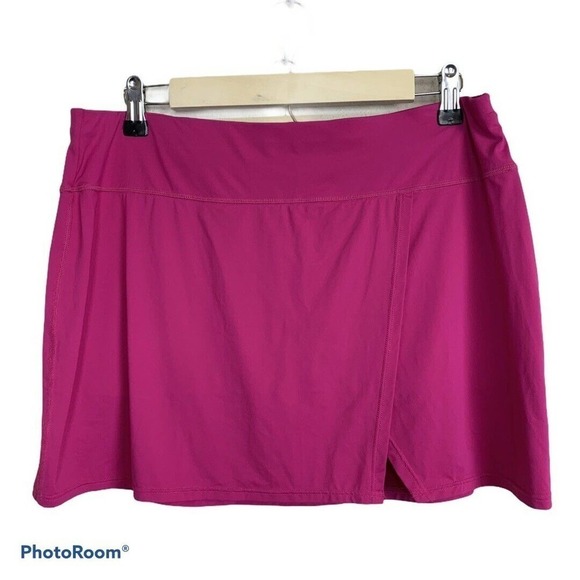 Bloquv Athletic Skirt Skort‎ Pink Size L Faux Wrap - Picture 1 of 8